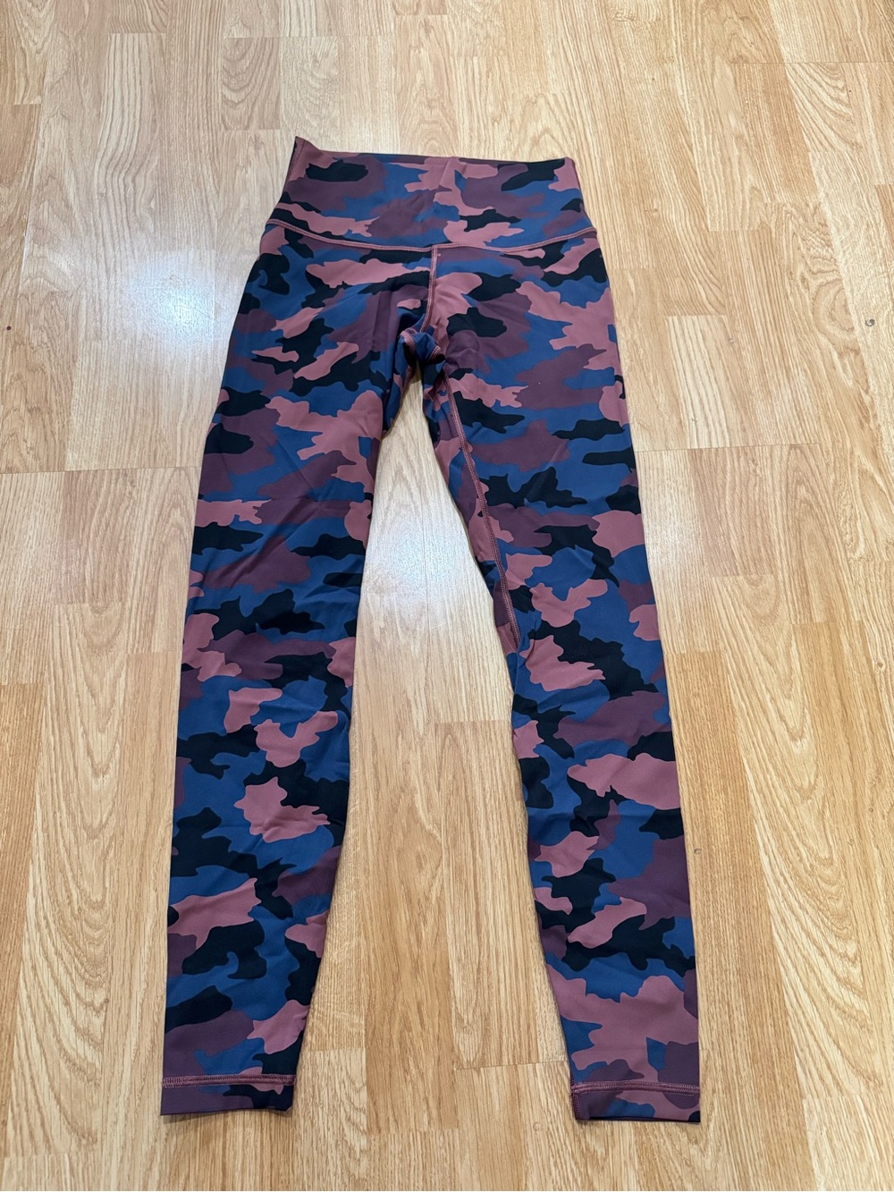 Lululemon Wunder Under High-Rise Tightd Heritage 365 Camo Smoky Red Night Sea
